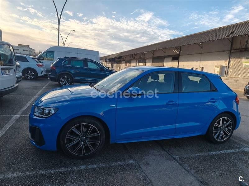 Usado Audi A1 Sportback S-Line 116 CV (85 kW) 2019 Azul Utilitario