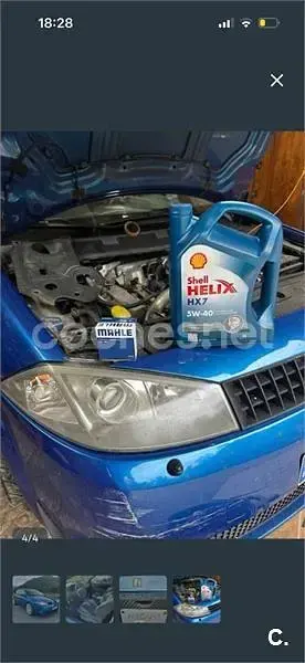Usado Renault Mégane 225 CV (165 kW) 2006 Azul Berlina