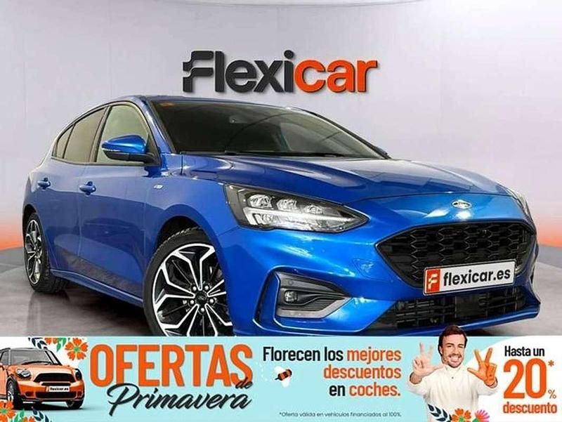 Usado Ford Focus ST-Line 125 CV (91 kW) 2019 Azul Utilitario