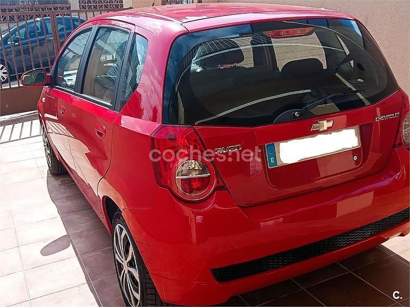Usado Chevrolet Aveo LT 84 CV (61 kW) 2009 Rojo Berlina