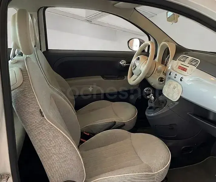 Usado Fiat 500 Lounge 69 CV (50 kW) 2012 Gris / plata Berlina