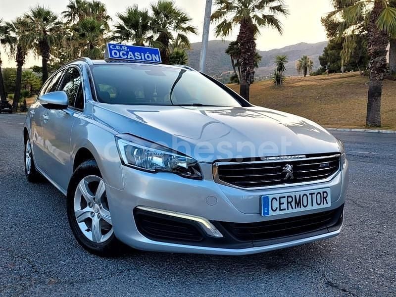 Usado Peugeot 508 SW Active 150 CV (110 kW) 2015 Gris / plata Familiar
