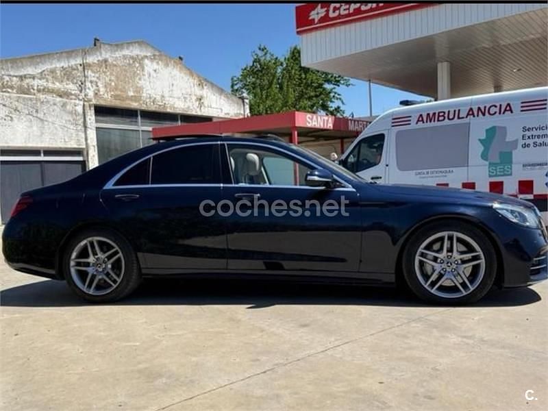 Usado Mercedes S350 258 CV (189 kW) 2018 Azul Berlina