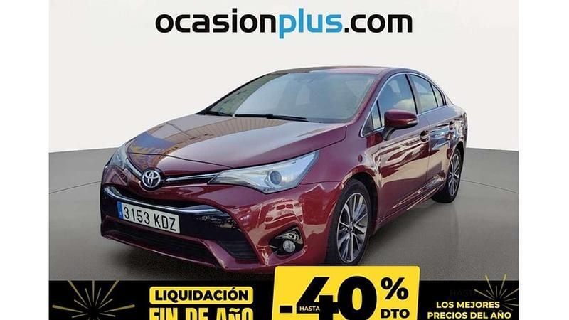 Rojo Usado 2017 Toyota Avensis Advance Berlina | 12.900 € (Precio justo) - Imagen 1/4