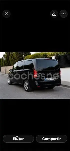 Käytetty Mercedes V220 Marco Polo 163 HP (119 kW) 2016 Musta Tila-auto