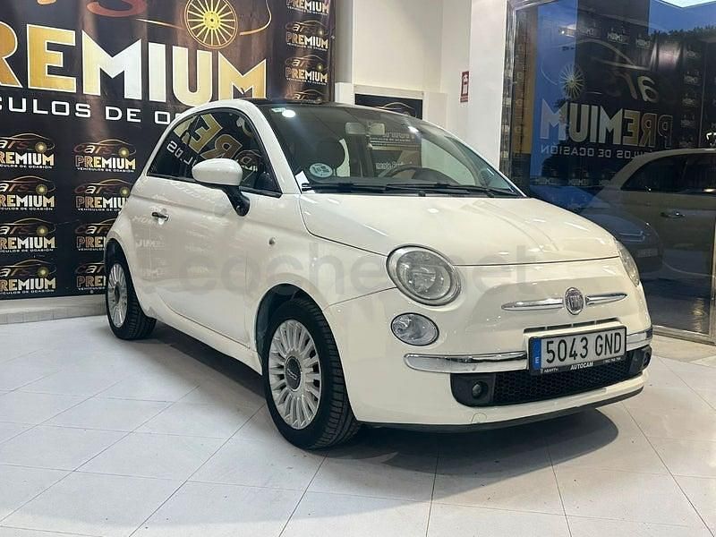 Usado Fiat 500 Sport 75 CV (55 kW) 2009 Blanco Descapotable