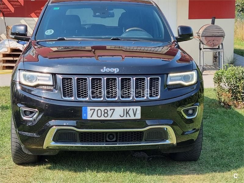 Negro Usado 2015 Jeep Grand Cherokee Overland SUV | 22.900 € - Imagen 1/4