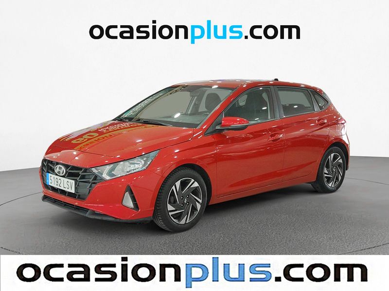 Rojo Usado 2021 Hyundai i20 Utilitario | 11.773 € (Precio justo) - Imagen 1/4
