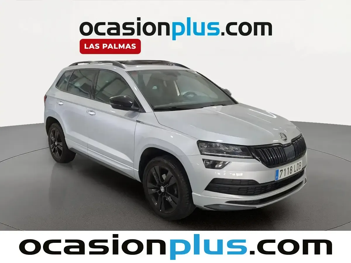 Usado Skoda Karoq SportLine 150 CV (110 kW) 2019 Gris SUV