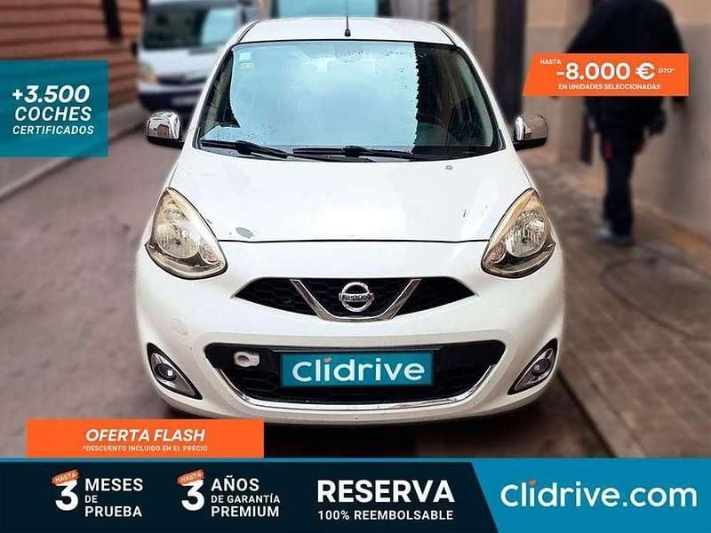 Blanco Usado 2015 Nissan Micra Acenta Utilitario | 5890 € (Precio justo) - Imagen 1/3