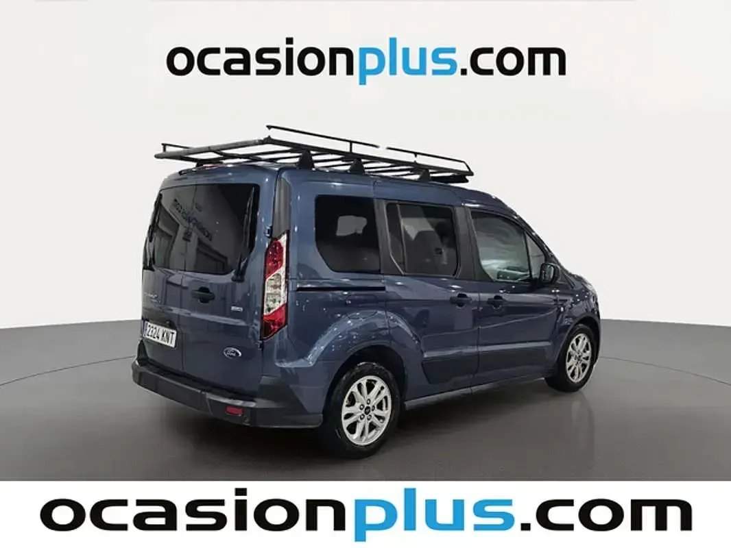 Usado Ford Transit S 101 CV (74 kW) 2018 Azul Familiar