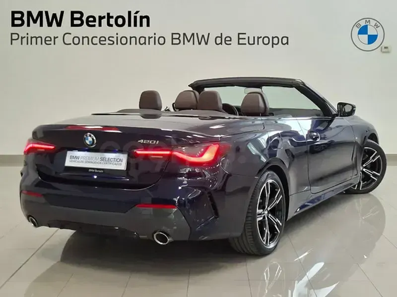 Usado BMW 420 Comfort Edition 184 CV (135 kW) 2022 Azul Descapotable
