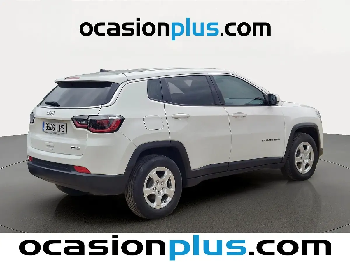 Usado Jeep Compass Longitude 131 CV (96 kW) 2021 Blanco SUV