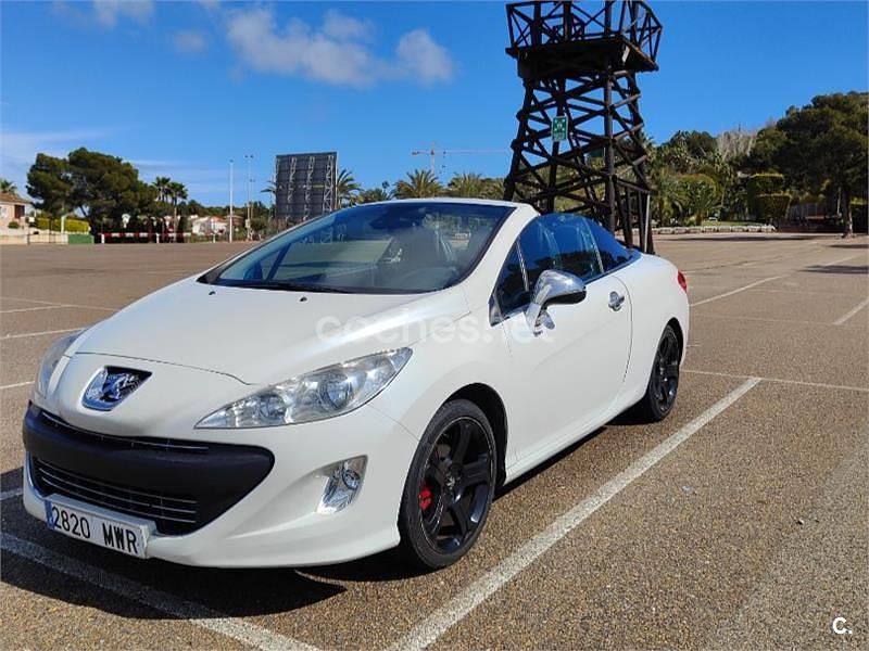 Usado Peugeot 308 CC Sport 112 CV (82 kW) 2009 Blanco Descapotable