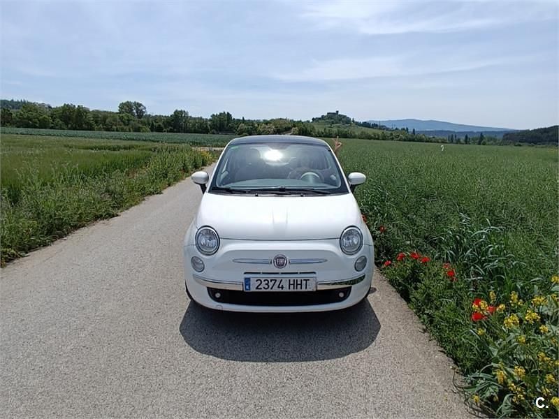 Usado Fiat 500 Lounge 69 CV (50 kW) 2011 Blanco Berlina