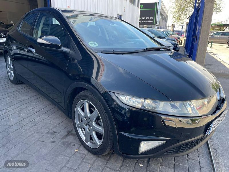Usado Honda Civic 140 CV (102 kW) 2008 Negro Berlina