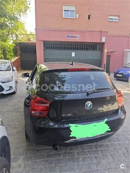 Usado BMW 116 Efficient Dynamics 116 CV (85 kW) 2014 Negro Utilitario
