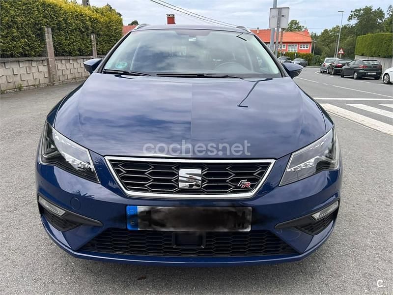 Azul Usado 2019 Seat Leon ST FR Familiar | 18.500 € (Precio justo) - Imagen 1/4