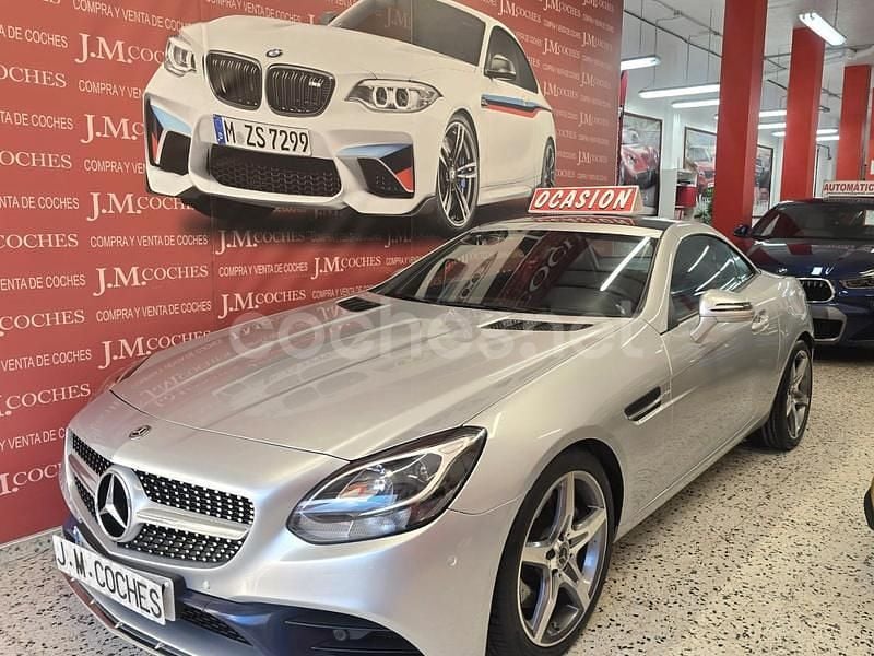 Gris / plata Usado 2018 Mercedes SLC200 Descapotable | 31.990 € - Imagen 1/4