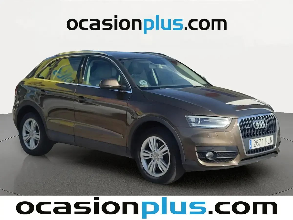 Usado Audi Q3 Ambiente 177 CV (130 kW) 2012 Marrón SUV