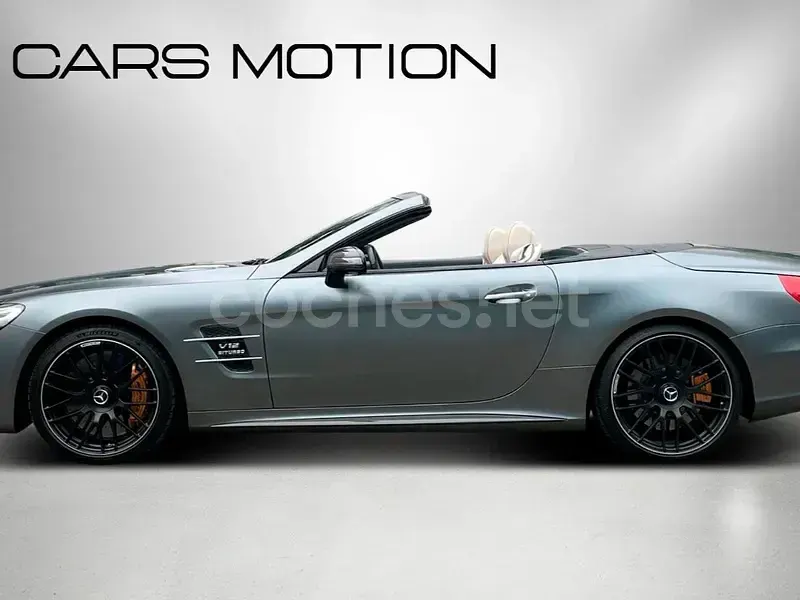 Usado Mercedes SL65 AMG 630 CV (463 kW) 2016 Azul Descapotable