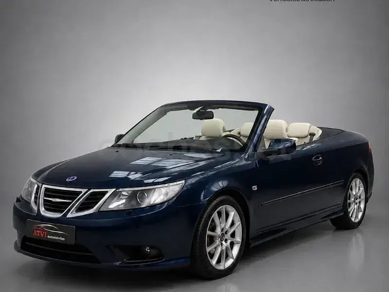 Usado Saab 9-3 Linear 150 CV (110 kW) 2009 Azul Descapotable