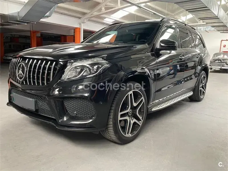Usado Mercedes GLS500 455 CV (334 kW) 2018 Negro SUV