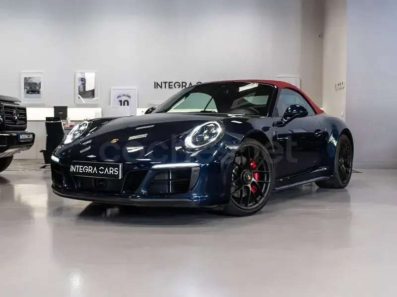 Usado Porsche 911 Carrera 4 GTS 450 CV (330 kW) 2018 Azul Descapotable
