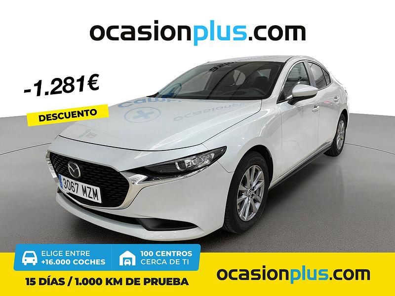 Blanco Usado 2025 Mazda 3 Prime-Line Berlina | 23.890 € - Imagen 1/4
