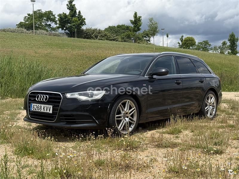 Usado Audi A6 245 CV (180 kW) 2012 Negro Familiar
