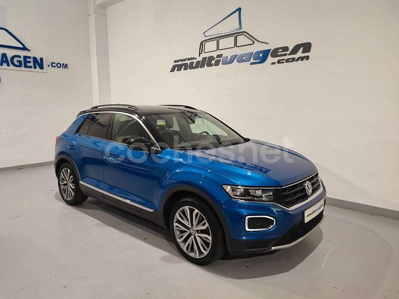 Azul Usado 2019 VW T-Roc Sportline SUV | 25.999 € (Caro) - Imagen 1/4
