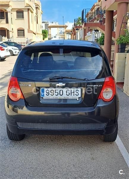 Usado Chevrolet Aveo LS 100 CV (73 kW) 2008 Negro Berlina