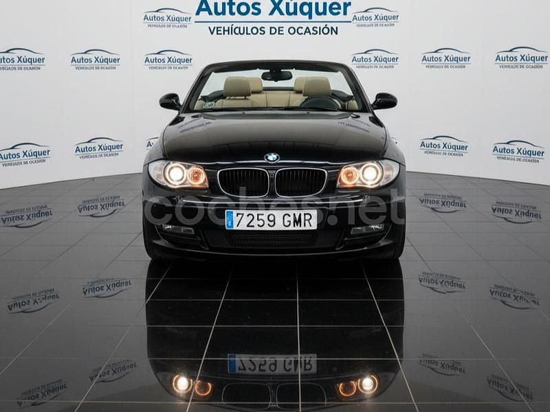Negro Usado 2009 BMW 120 Cabriolet Descapotable | 10.999 € (Precio justo) - Imagen 1/4