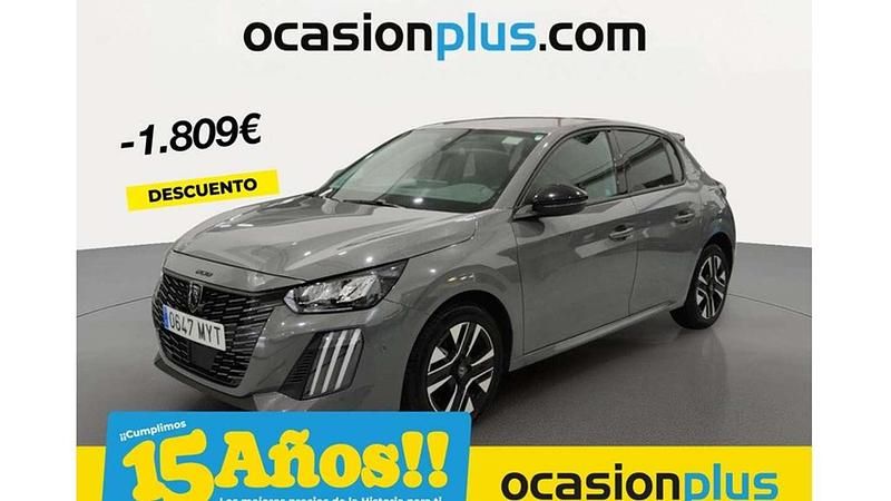 Gris Usado 2025 Peugeot 208 Allure Utilitario | 17.546 € (Precio justo) - Imagen 1/4