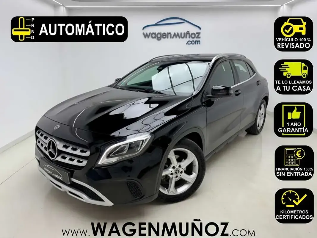 Usado Mercedes GLA200 136 CV (100 kW) 2019 Negro SUV