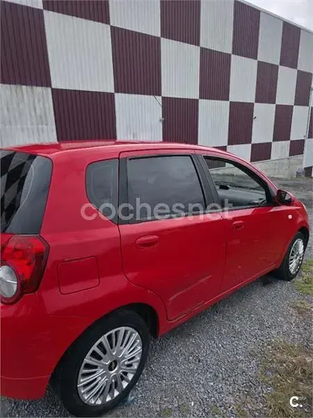 Usado Chevrolet Aveo LS 100 CV (73 kW) 2008 Rojo Berlina