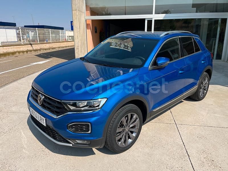 Azul Usado 2021 VW T-Roc Sportline SUV | 25.500 € (Precio justo) - Imagen 1/4