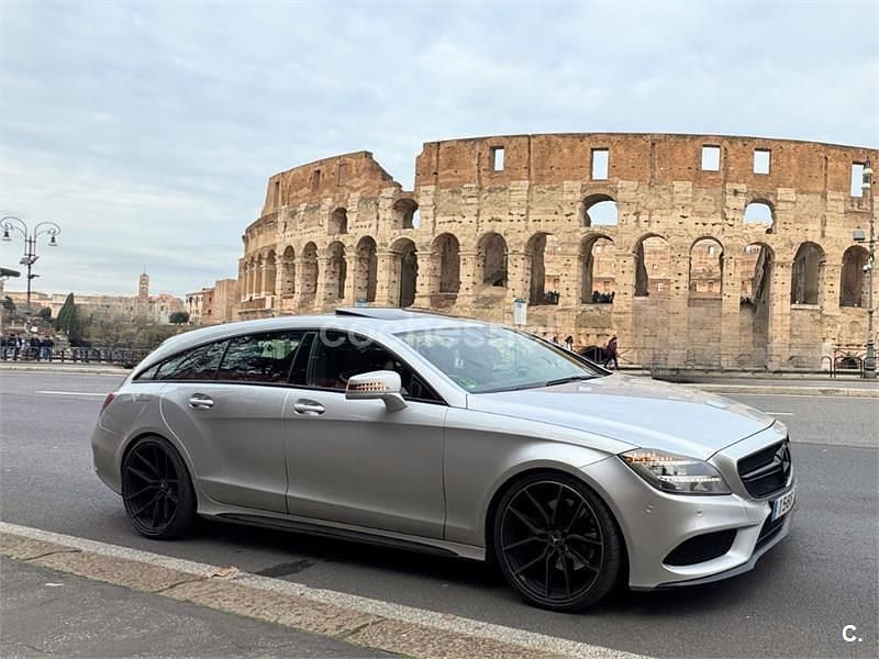 Usado Mercedes CLS350 Shooting Brake 258 CV (189 kW) 2015 Gris / plata Familiar
