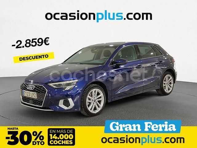 Azul Usado 2021 Audi A3 Sportback e-tron Advanced Plus Berlina | 23.200 € (Buen precio) - Imagen 1/4