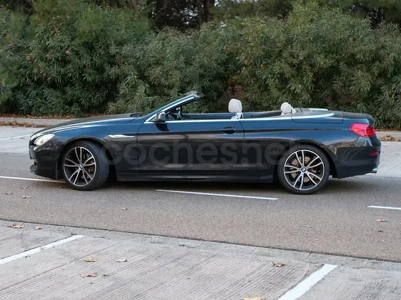Usado BMW 640 Cabriolet 313 CV (230 kW) 2014 Negro Descapotable