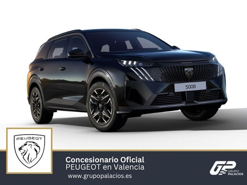 Negro Nuevo 2025 Peugeot 5008 GT Monovolumen | 41.195 € (Caro) - Imagen 1/4