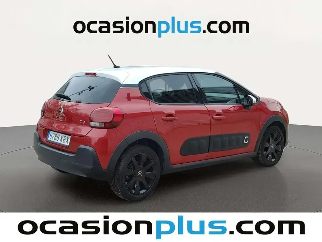 Usado Citroën C3 PureTech 110 CV (80 kW) 2017 Rojo Utilitario