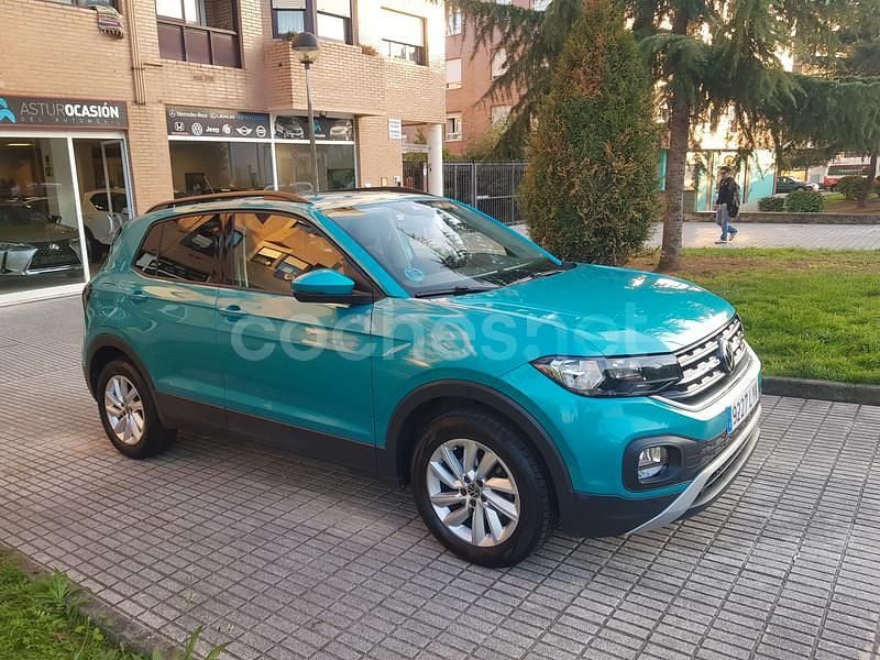 Usado VW T-Cross Advance 95 CV (69 kW) 2022 Verde SUV