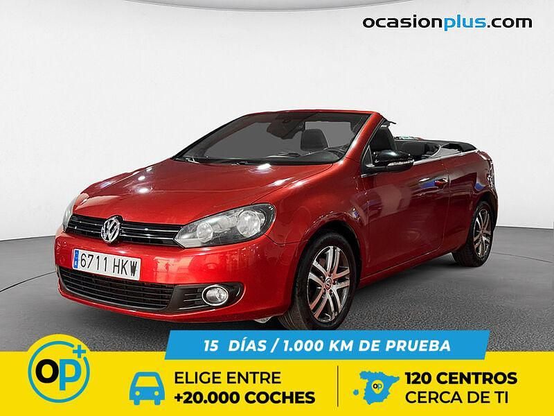 Usado VW Golf Cabriolet 105 CV (77 kW) 2012 Rojo Descapotable