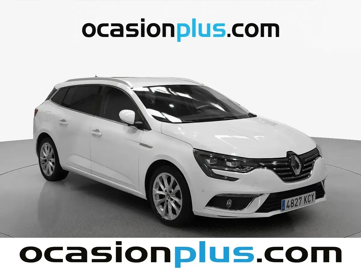 Usado Renault Mégane GrandTour Zen 130 CV (95 kW) 2017 Blanco Familiar