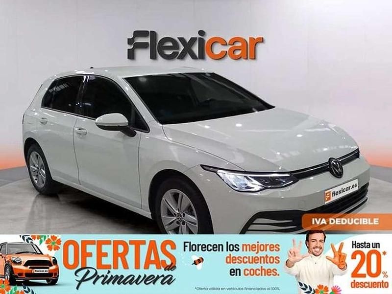 Usado VW Golf VIII Life 110 CV (80 kW) 2022 Blanco Berlina