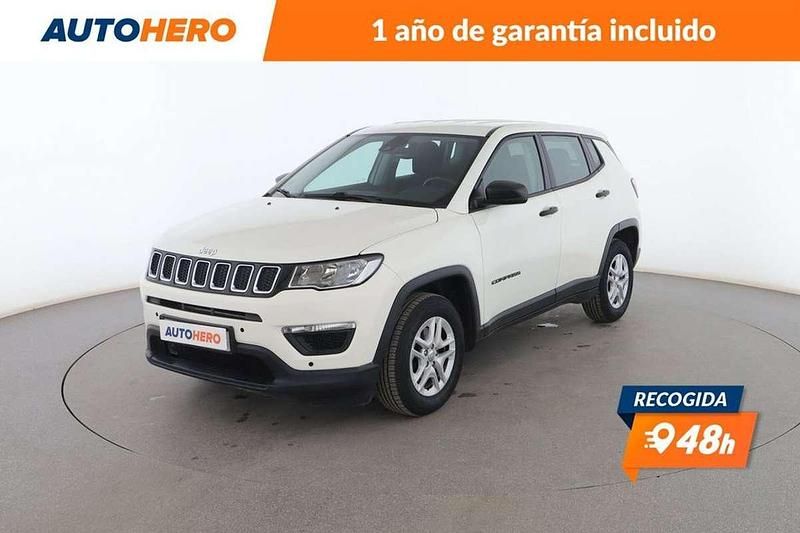 Blanco Usado 2018 Jeep Compass Sport SUV | 15.499 € (Un poco caro) - Imagen 1/3