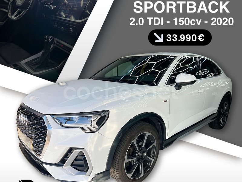 Blanco Usado 2020 Audi Q3 Sportback SUV | 33.990 € (Precio justo) - Imagen 1/4