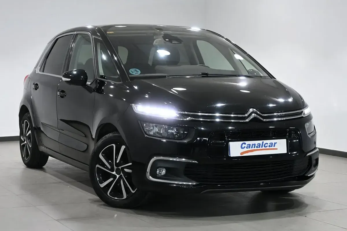 Usado Citroën C4 SpaceTourer Feel 130 CV (95 kW) 2018 Negro Monovolumen