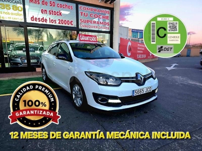 Usado Renault Mégane GrandTour LIMITED 115 CV (84 kW) 2015 Blanco Familiar